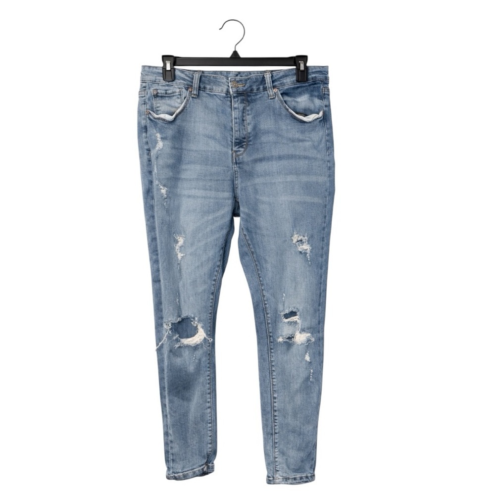 Special A 2XL Distressed Skinny Jeans Light Wash Stretch High Rise Plus Size 2XL